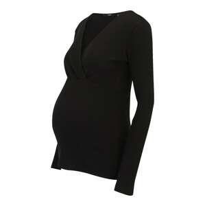 Vero Moda Maternity Tričko 'LAVENDER' černá