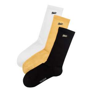 Pull&Bear Ponožky  žlutá / černá / bílá