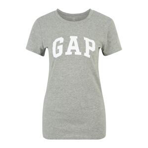 Gap Tall Tričko šedý melír / bílá