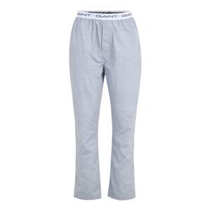 GANT Pyžamové kalhoty opálová / černá / bílá