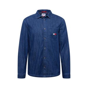 Tommy Jeans Košile modrá džínovina / červená / bílá