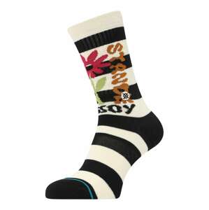 Stance Sportovní ponožky 'ENJOY' zelená / pink / černá / bílá