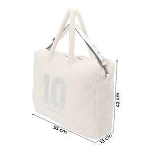 10Days Nákupní taška režná / stříbrná
