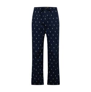Polo Ralph Lauren Pyžamové kalhoty námořnická modř / bílá