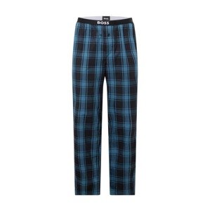 BOSS Black Pyžamové kalhoty 'Easy'  noční modrá / azurová modrá / bílá