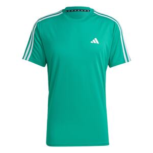 ADIDAS PERFORMANCE Funkční tričko zelená / bílá