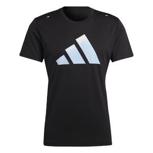 ADIDAS PERFORMANCE Funkční tričko  světlemodrá / černá / bílá