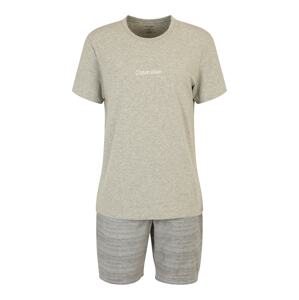 Calvin Klein Underwear Pyžamo dlouhé  šedý melír / černá / bílá