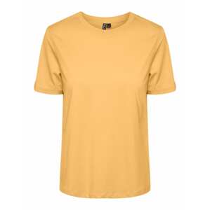 PIECES Tričko žlutá