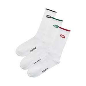 Pull&Bear Ponožky  zelená / červená / černá / bílá
