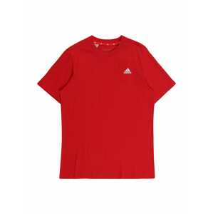 ADIDAS SPORTSWEAR Funkční tričko červená / bílá