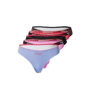 Tommy Hilfiger Underwear Tanga světlemodrá / pink / červená / černá