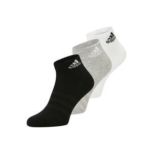 ADIDAS SPORTSWEAR Sportovní ponožky šedá / černá / bílá