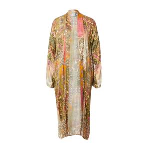 Emily Van Den Bergh Kimono khaki / olivová / růžová / bílá