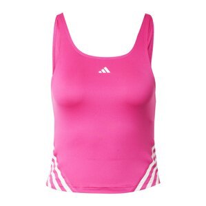 ADIDAS PERFORMANCE Sportovní top pink / bílá