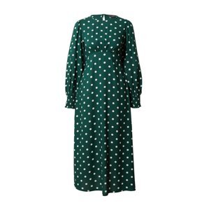 Dorothy Perkins Šaty tmavě zelená / bílá