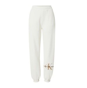Calvin Klein Jeans Kalhoty  krémová / světle béžová