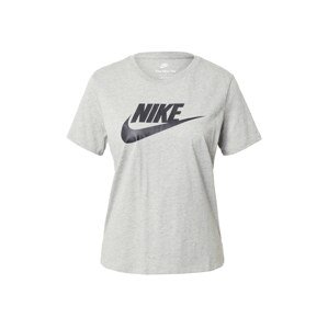 Nike Sportswear Tričko šedá / černá