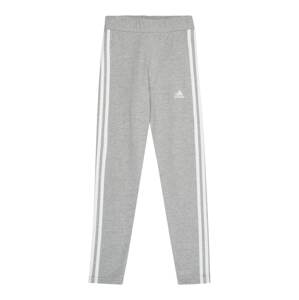 ADIDAS SPORTSWEAR Sportovní kalhoty šedá / bílá