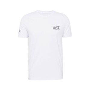 EA7 Emporio Armani Funkční tričko černá / bílá