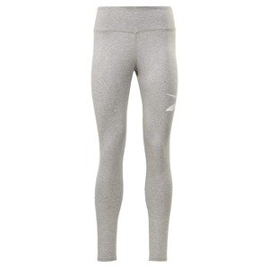 Reebok Sport Sportovní kalhoty šedá / bílá