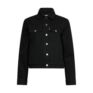 Karl Lagerfeld Přechodná bunda  černá džínovina