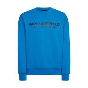 Karl Lagerfeld Mikina modrá / černá
