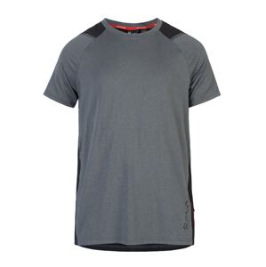 Spyder Funkční tričko tmavě šedá / krvavě červená / černá