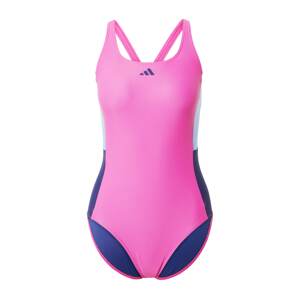 ADIDAS PERFORMANCE Sportovní plavky tmavě fialová / fuchsiová / bílá