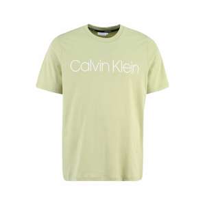 Calvin Klein Big & Tall Tričko zelená / bílá