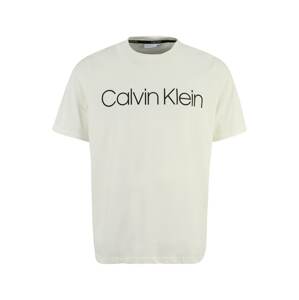 Calvin Klein Big & Tall Tričko béžová / černá