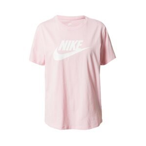Nike Sportswear Tričko  pastelově růžová / bílá