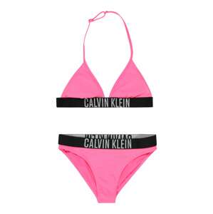 Calvin Klein Swimwear Bikiny  šedá / pink / černá