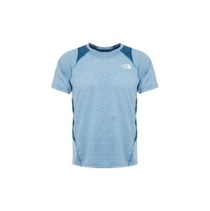 THE NORTH FACE Funkční tričko 'GLACIER' modrá / modrý melír / bílá