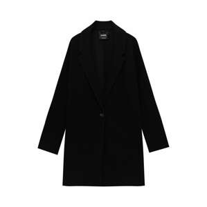 Pull&Bear Přechodný kabát černá