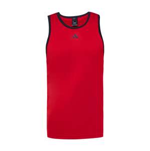 ADIDAS PERFORMANCE Funkční tričko červená / černá