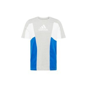 ADIDAS SPORTSWEAR Funkční tričko modrá / šedá / bílá