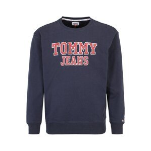 Tommy Jeans Plus Mikina  námořnická modř / červená / bílá