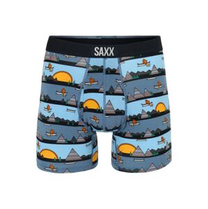 SAXX Sportovní spodní prádlo modrá / šedá / oranžová