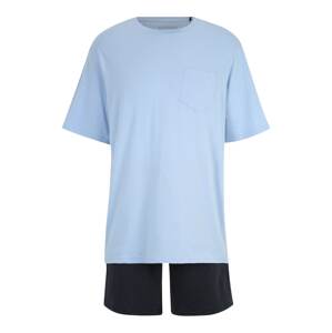 SCHIESSER Pyžamo krátké modrá / námořnická modř