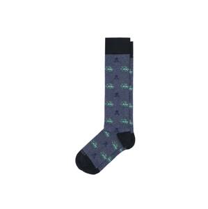 Scalpers Ponožky  marine modrá / aqua modrá / modrý melír / černá