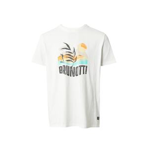 BRUNOTTI Funkční tričko tyrkysová / oranžová / černá / bílá
