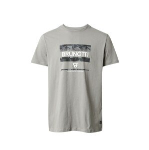 BRUNOTTI Funkční tričko kouřově šedá / tmavě šedá / černá / bílá