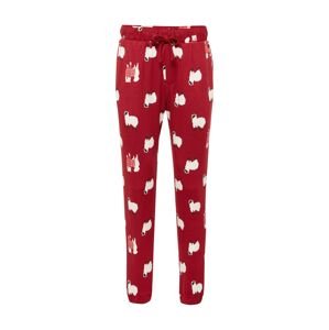 Gilly Hicks Pyžamové kalhoty  červená / tmavě červená / bílá