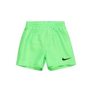 Nike Swim Plavecké šortky světle zelená / černá