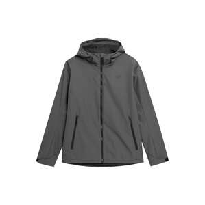 4F Outdoorová bunda tmavě šedá / černá