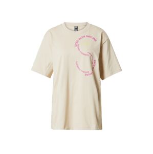ADIDAS BY STELLA MCCARTNEY Funkční tričko tmavě béžová / žlutá / pink
