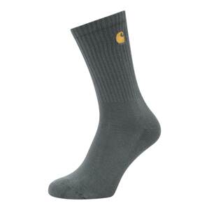 Carhartt WIP Ponožky 'Chase'  šedá / oranžová