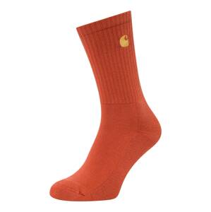 Carhartt WIP Ponožky 'Chase'  žlutá / rezavě červená