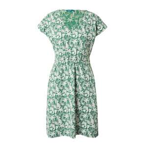 Tranquillo Letní šaty smaragdová / bílá